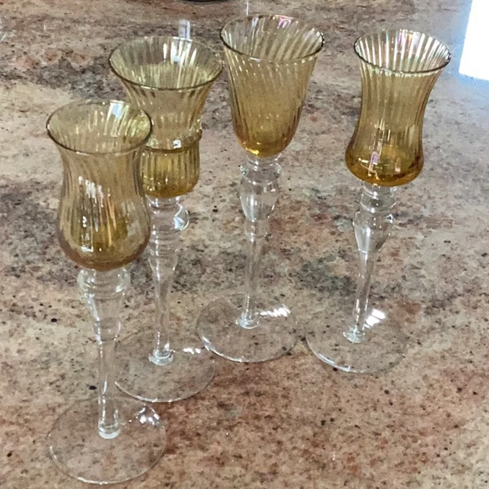 Vintage Bombay Cordial Glasses Set Of 4